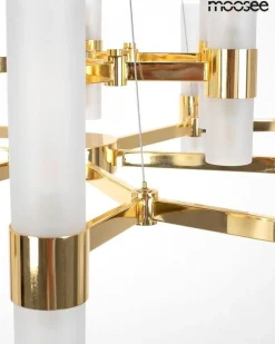 Ozdobny żyrandol TUBS 18 złota (MSE1501100457) - Moosee