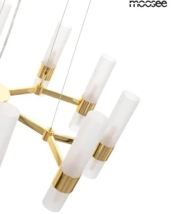 Ozdobny żyrandol TUBS 10 złota (MSE1501100456) - Moosee