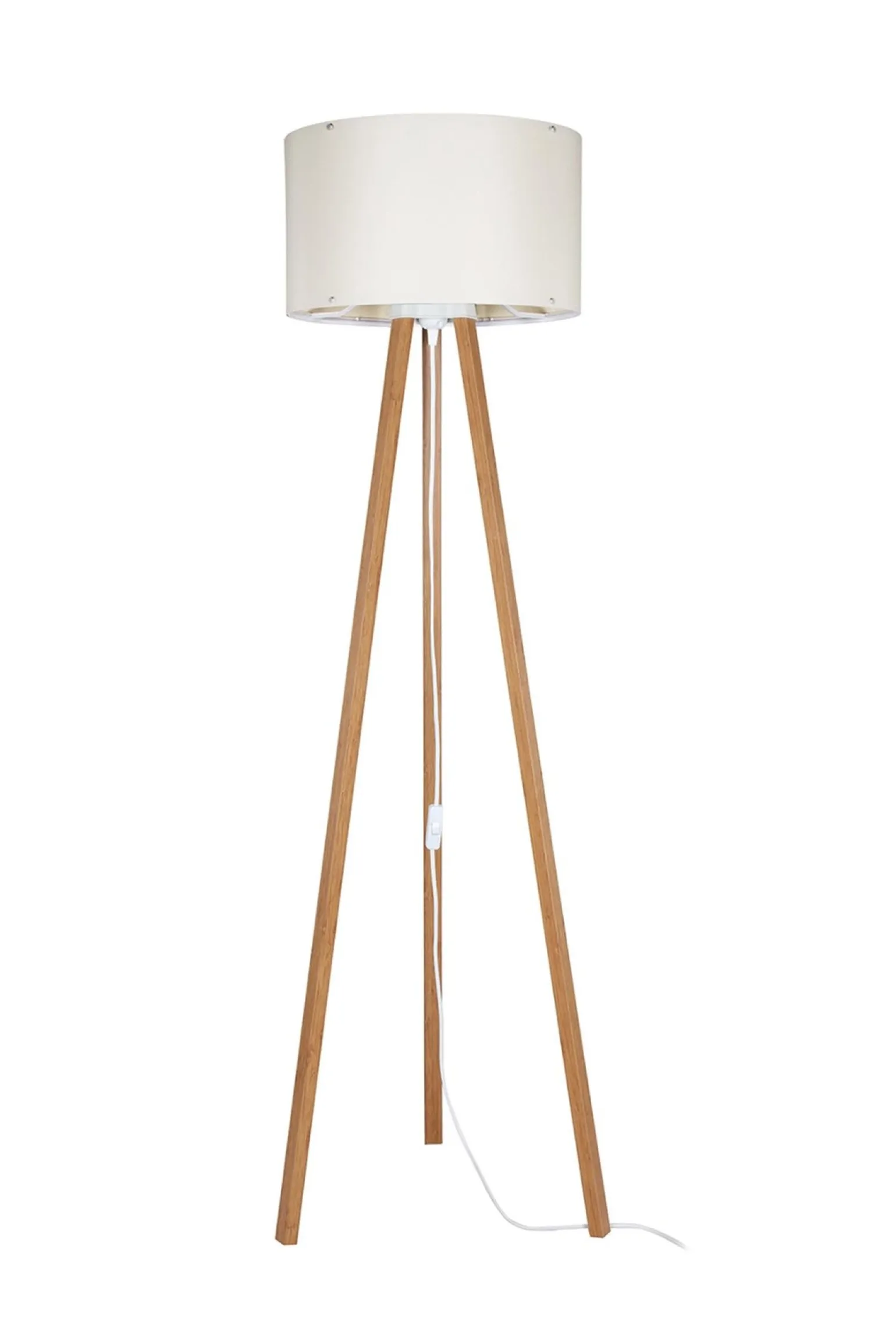 PIKO LAMPA PODŁOGOWA NATURALNA/BAMBOO-CREAM (ASZ.1664) - Zuma Line
