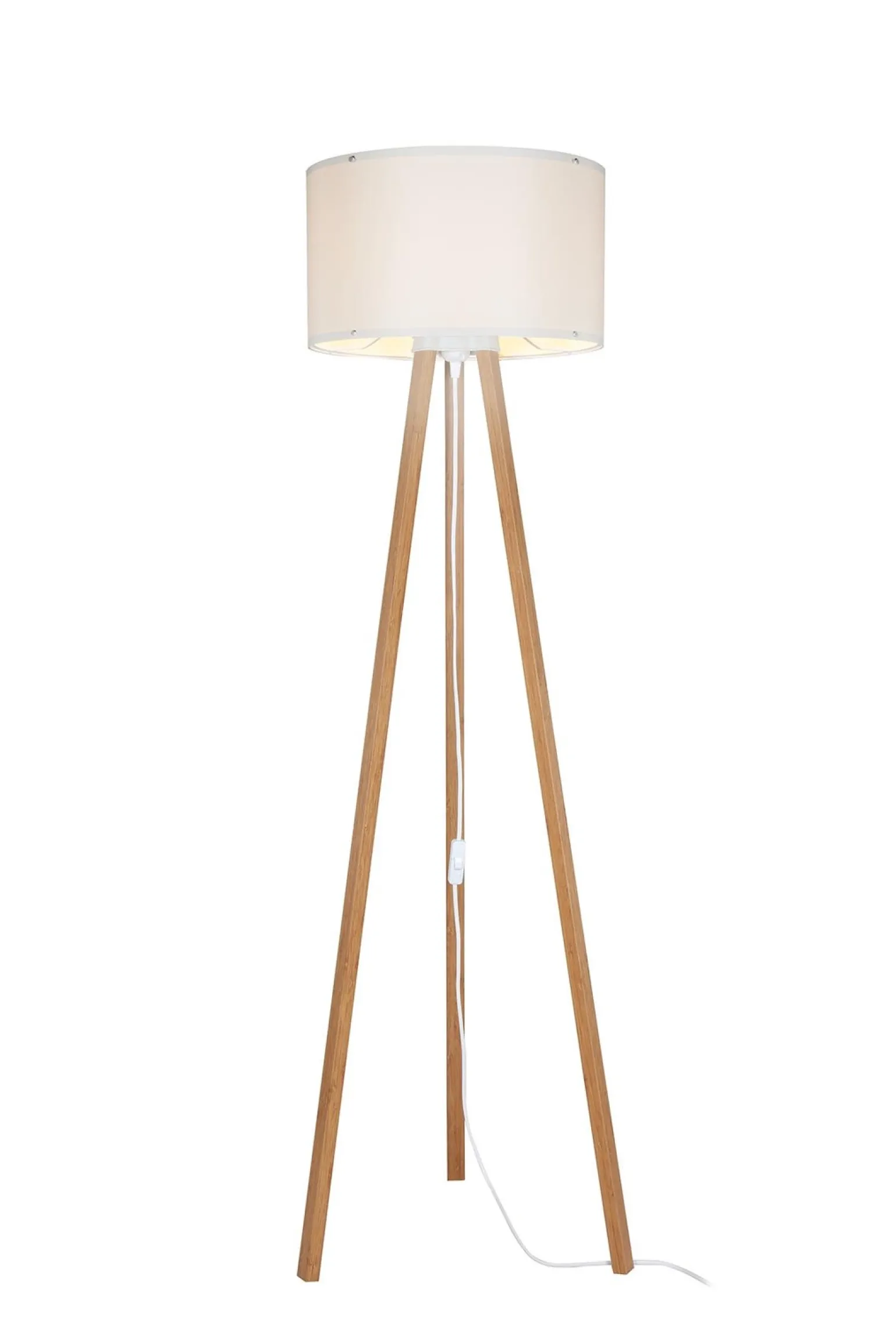 PIKO LAMPA PODŁOGOWA NATURALNA/BAMBOO-CREAM (ASZ.1664) - Zuma Line