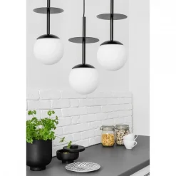 PLAAT A 3L czarna potrójna lampa sufitowa (PLL322P0) - Ummo