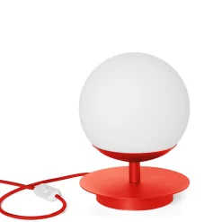 PLAAT ST czerwonopomarańczowa lampa stołowa (PLS11212P1) - Ummo