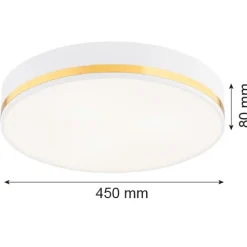 Plafon 3 pł. duży AMORE (6138) - Argon