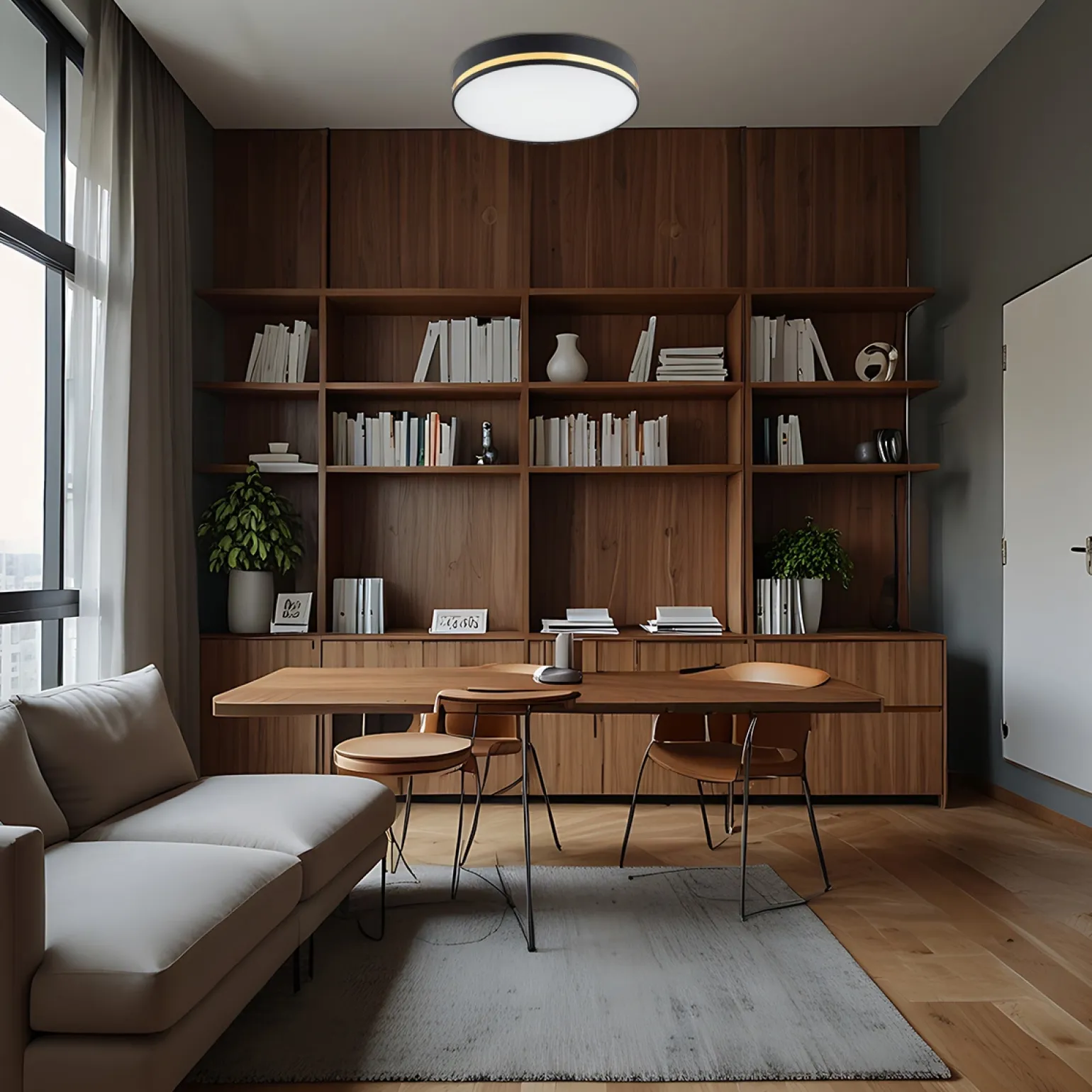 Plafon 2 pł. średni AMORE (7041) - Argon