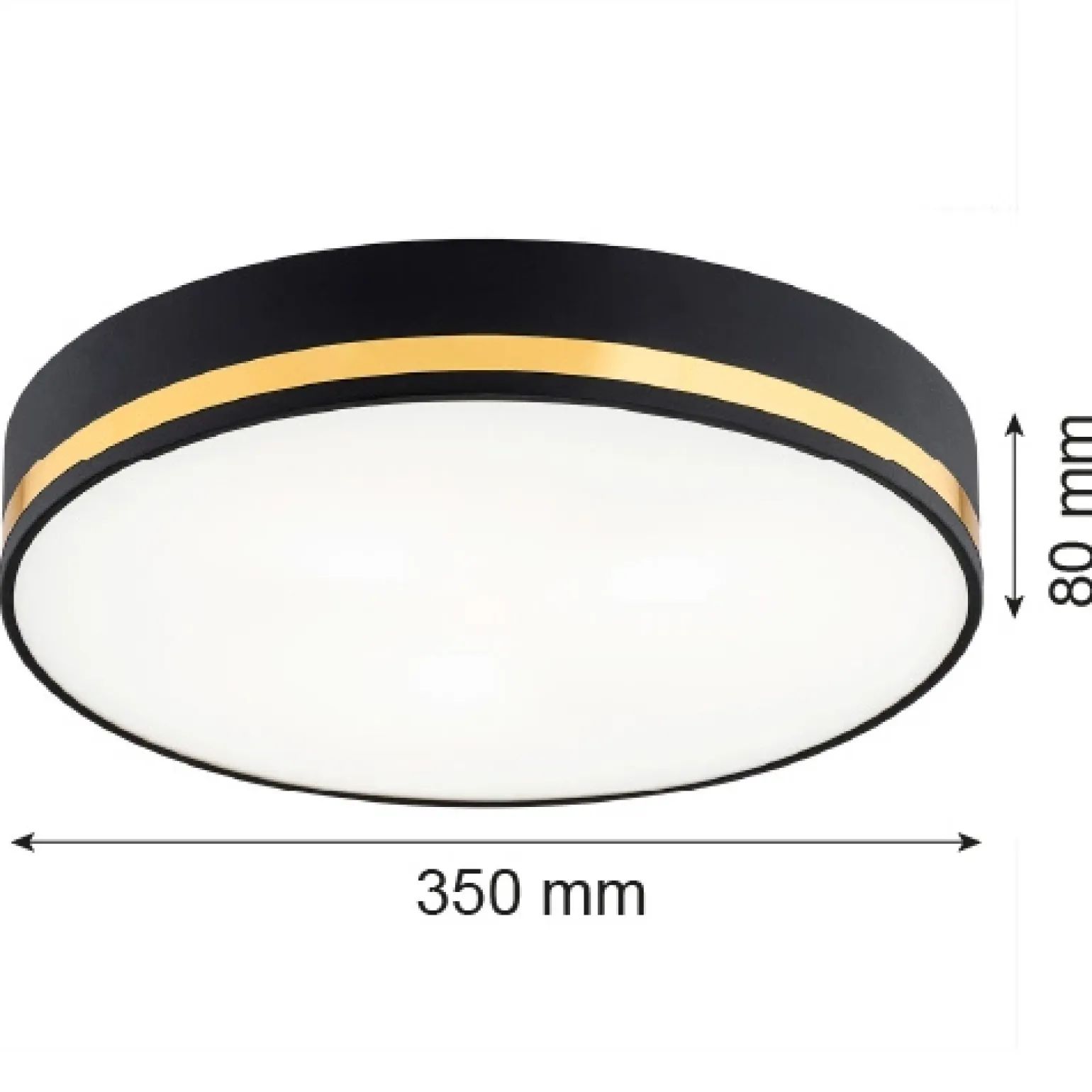 Plafon 2 pł. średni AMORE (7041) - Argon