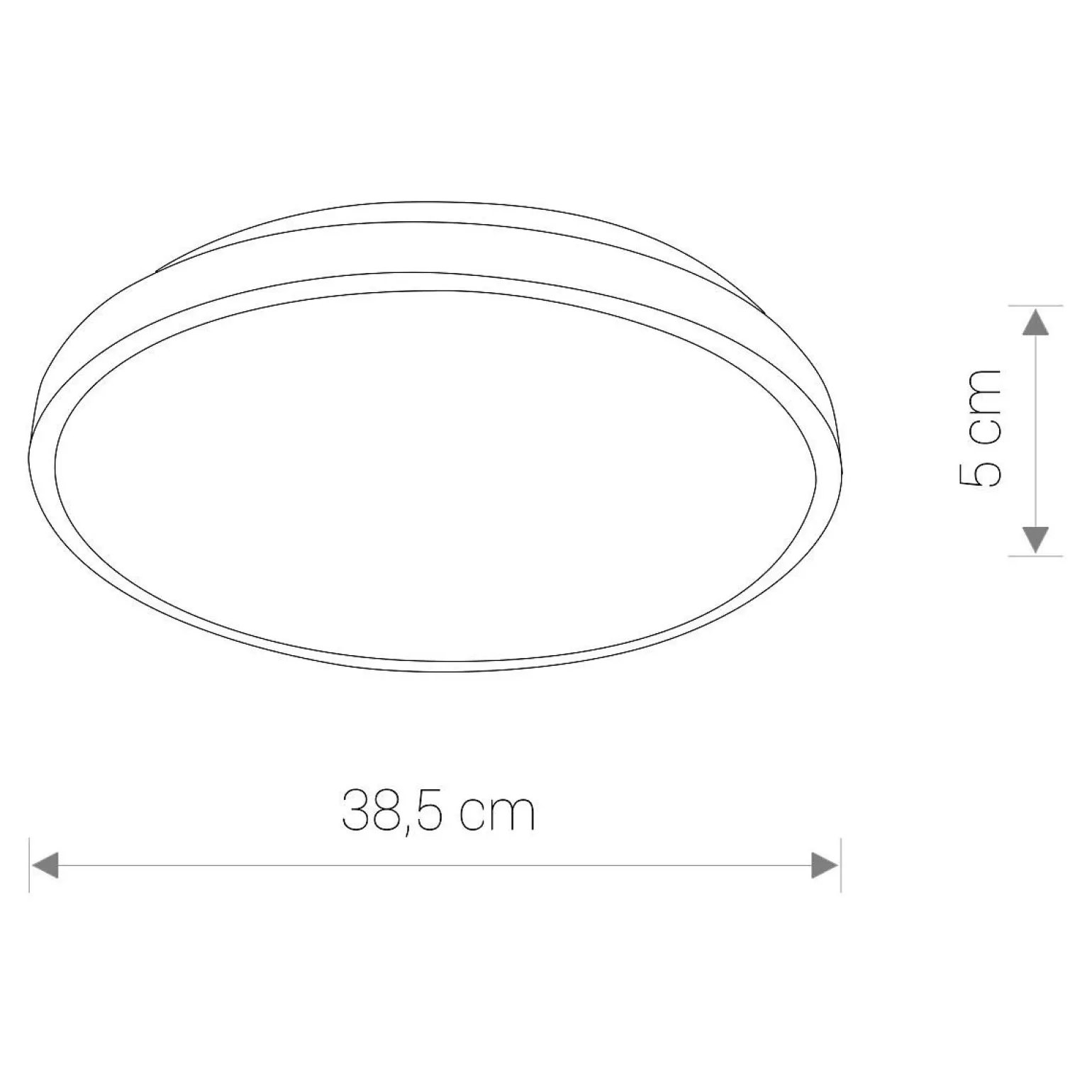 Plafon AGNES LED IP44 Ø40 cm (10978) - Nowodvorski