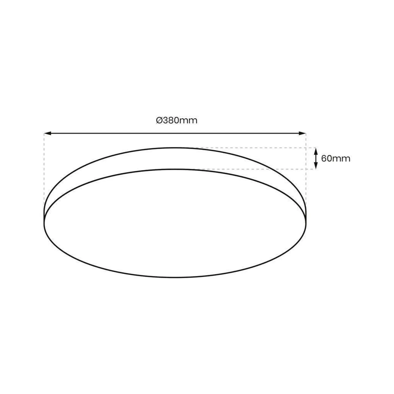 Plafon ALLISTER 36W LED + pilot (ML8231) - Milagro