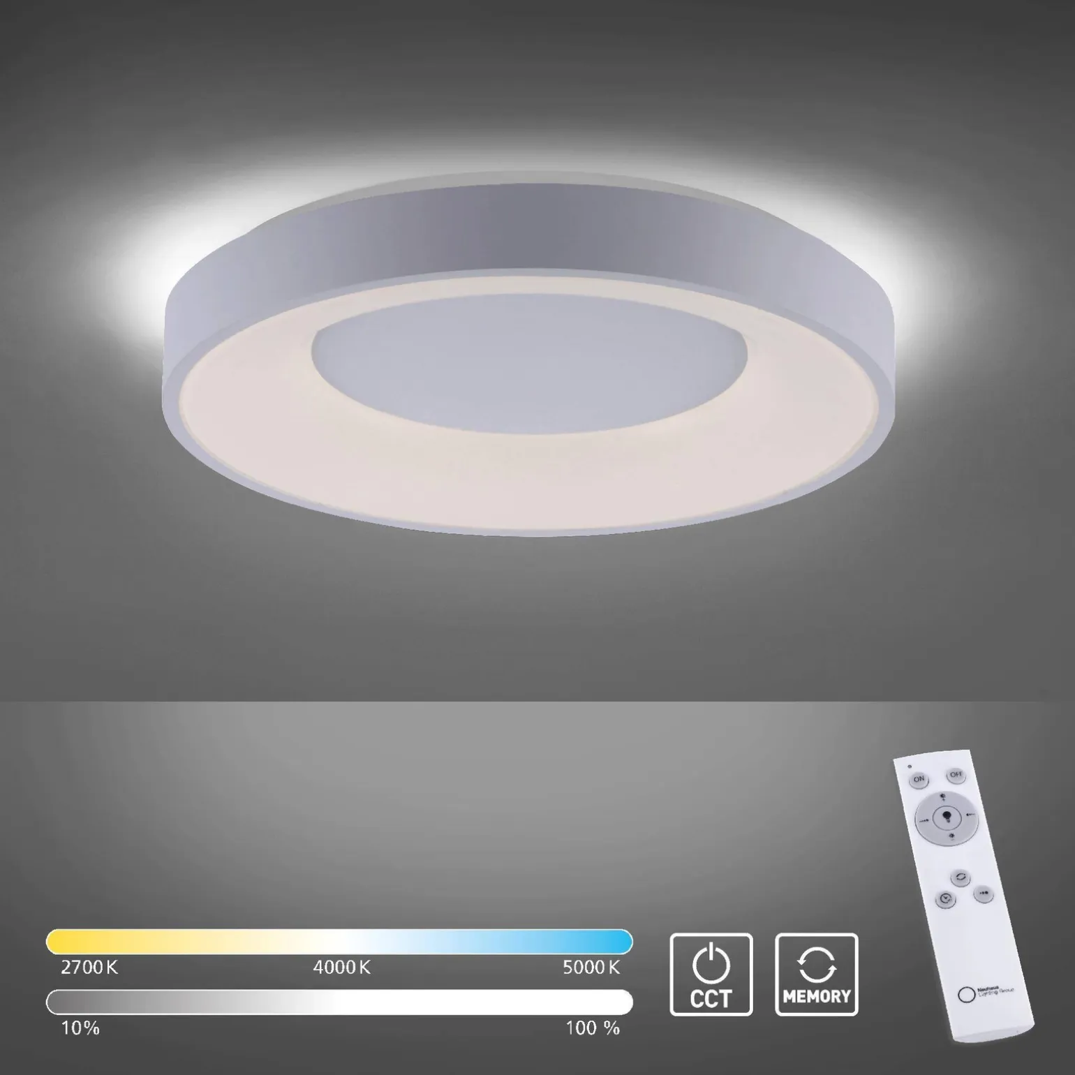 Plafon ANIKA biały (14326-16) - Paul Neuhaus