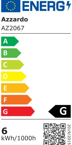 Plafon łazienkowy MIL LED 3000K (LIN-1611-6W - Azzardo)