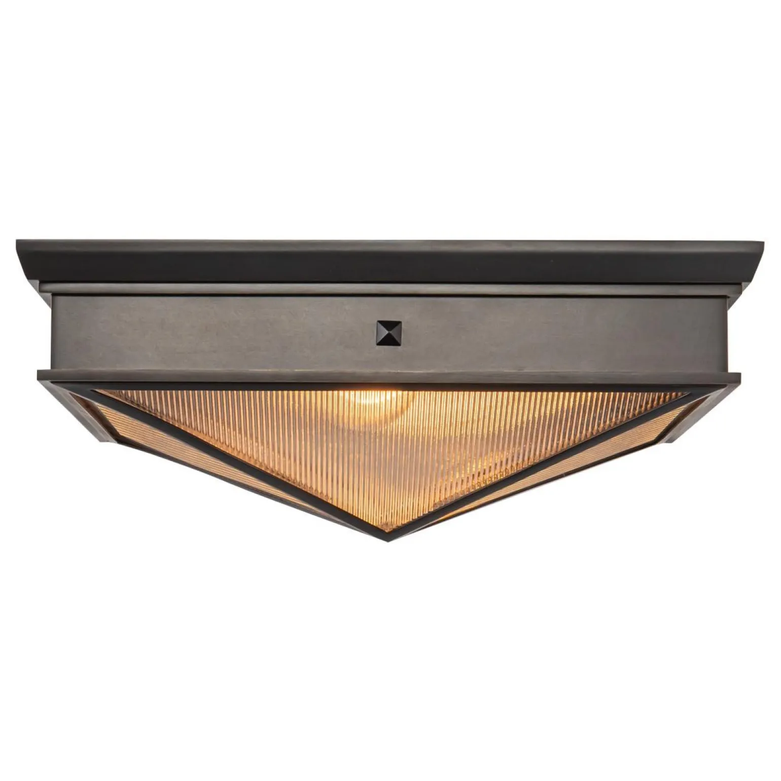 Plafon Cairo - 2 źródła światła - Miejski brąz (QN-CAIRO-F-M-UBZ-CR) - Quintiesse