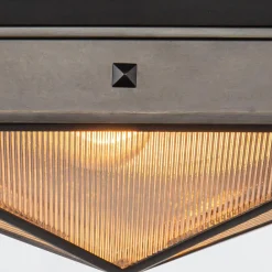 Plafon Cairo - 2 źródła światła - Miejski brąz (QN-CAIRO-F-M-UBZ-CR) - Quintiesse