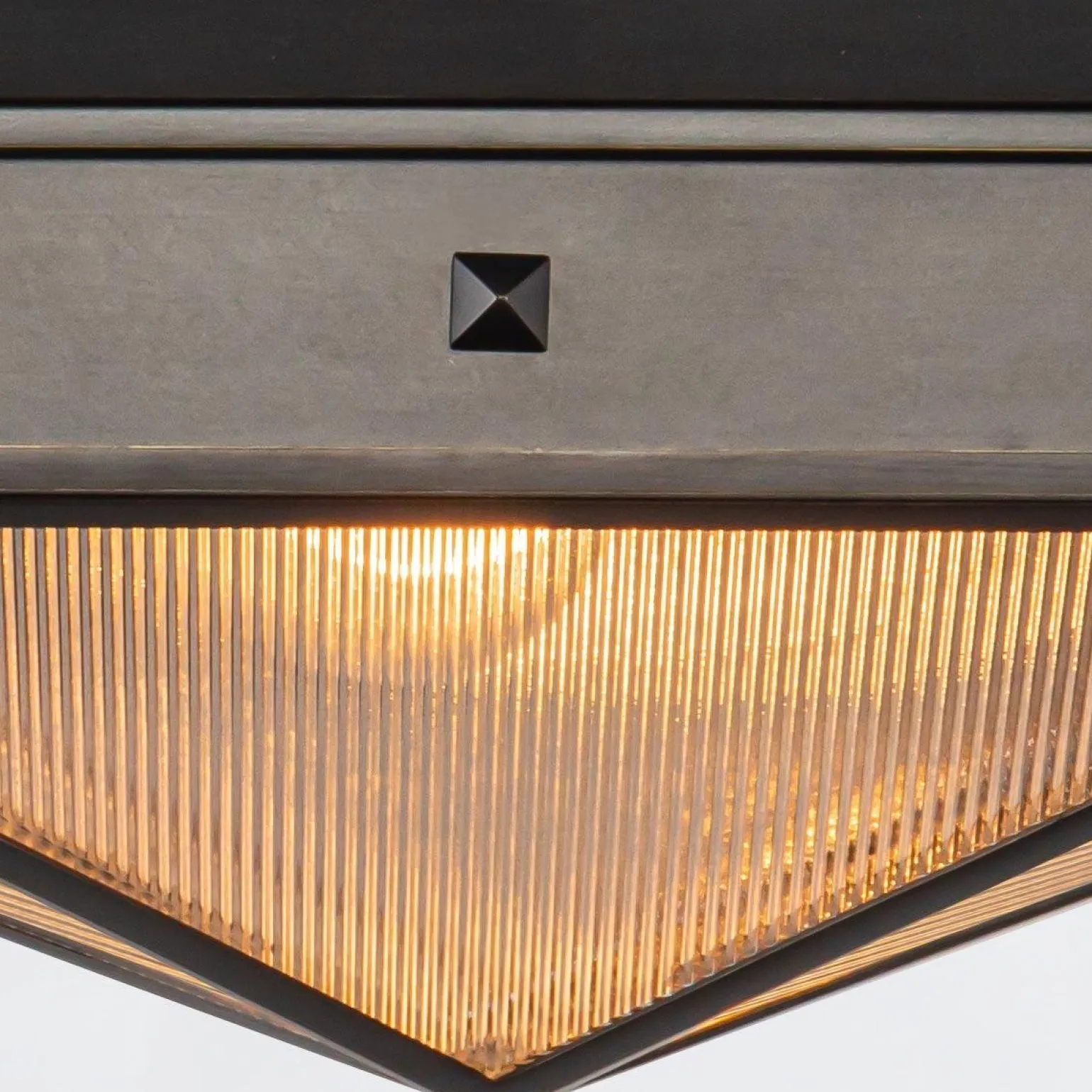 Plafon Cairo - 2 źródła światła - Miejski brąz (QN-CAIRO-F-M-UBZ-CR) - Quintiesse