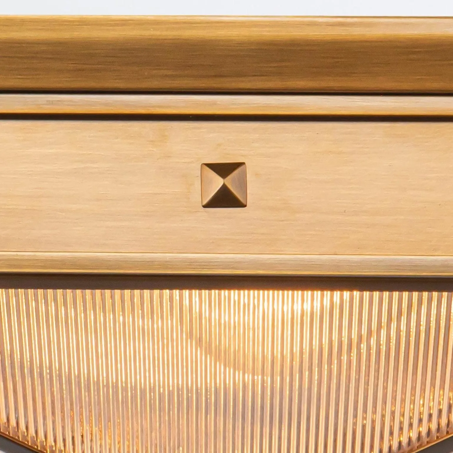 Plafon Cairo - 2 źródła światła - Vintage mosiądz (QN-CAIRO-F-M-VBS-CR) - Quintiesse