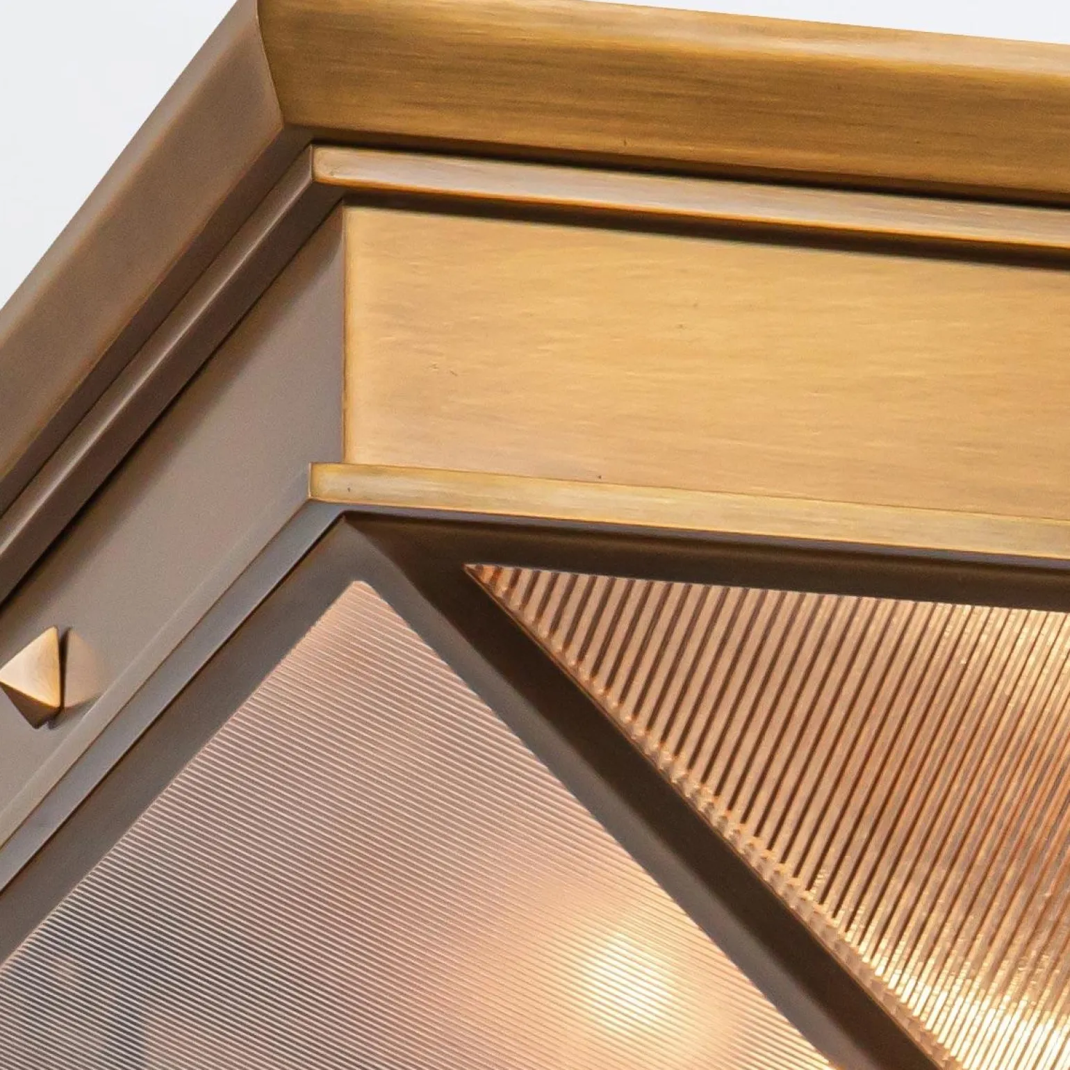 Plafon Cairo - 2 źródła światła - Vintage mosiądz (QN-CAIRO-F-M-VBS-CR) - Quintiesse