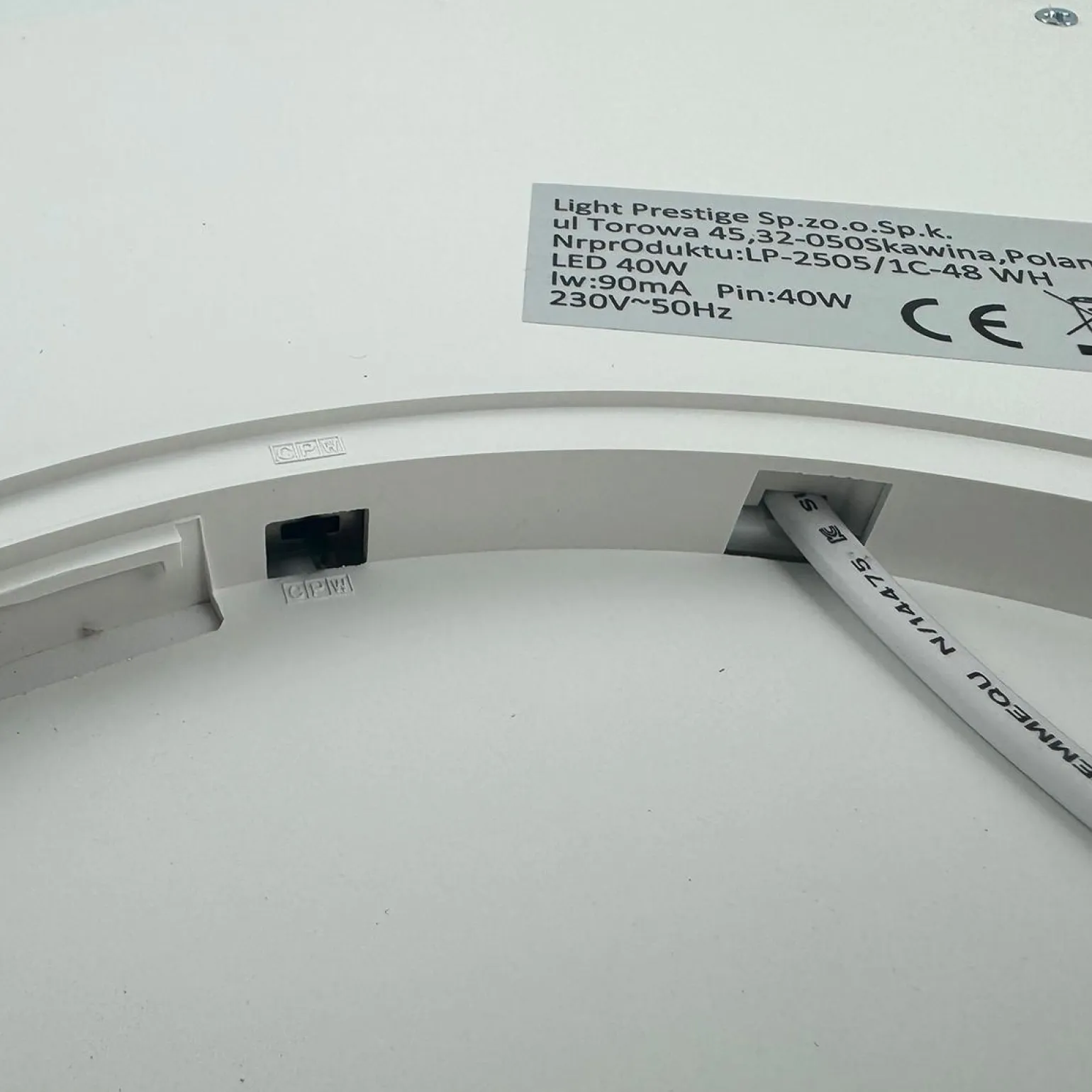 Plafon California LED CCT biały 30 cm (LP-2505/1C-30 WH) - Light Prestige