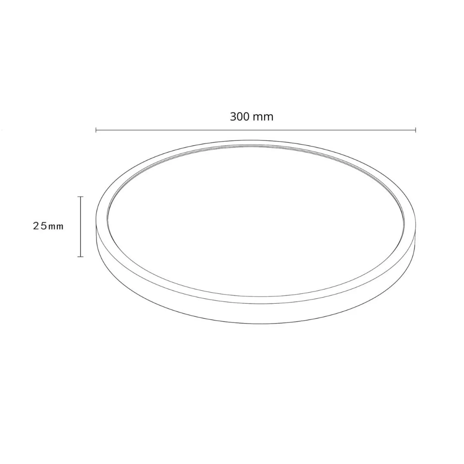 Plafon California LED CCT biały 30 cm (LP-2505/1C-30 WH) - Light Prestige
