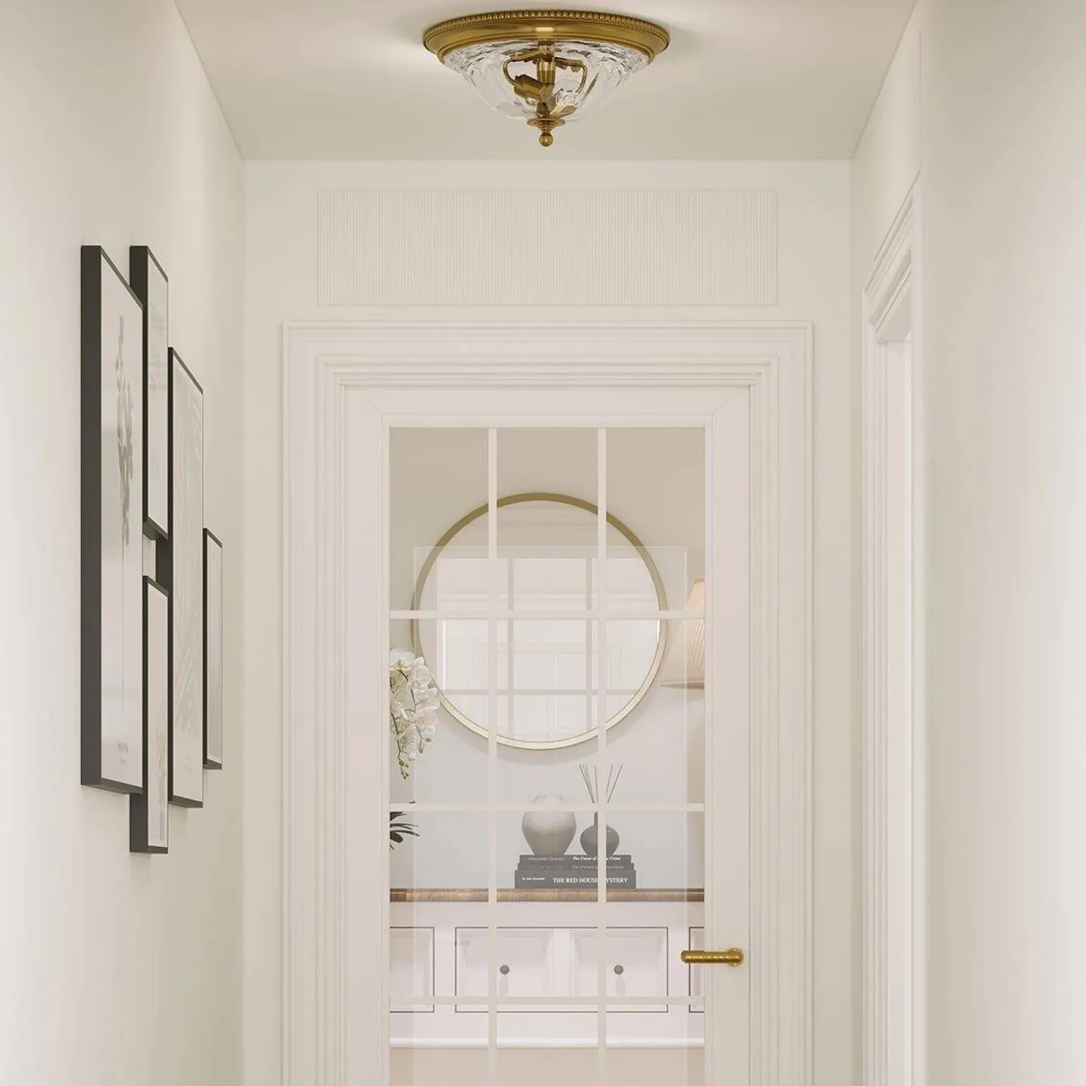 Plafon Cambridge (HK-CAMBRIDGE-F-A) - Elstead Lighting