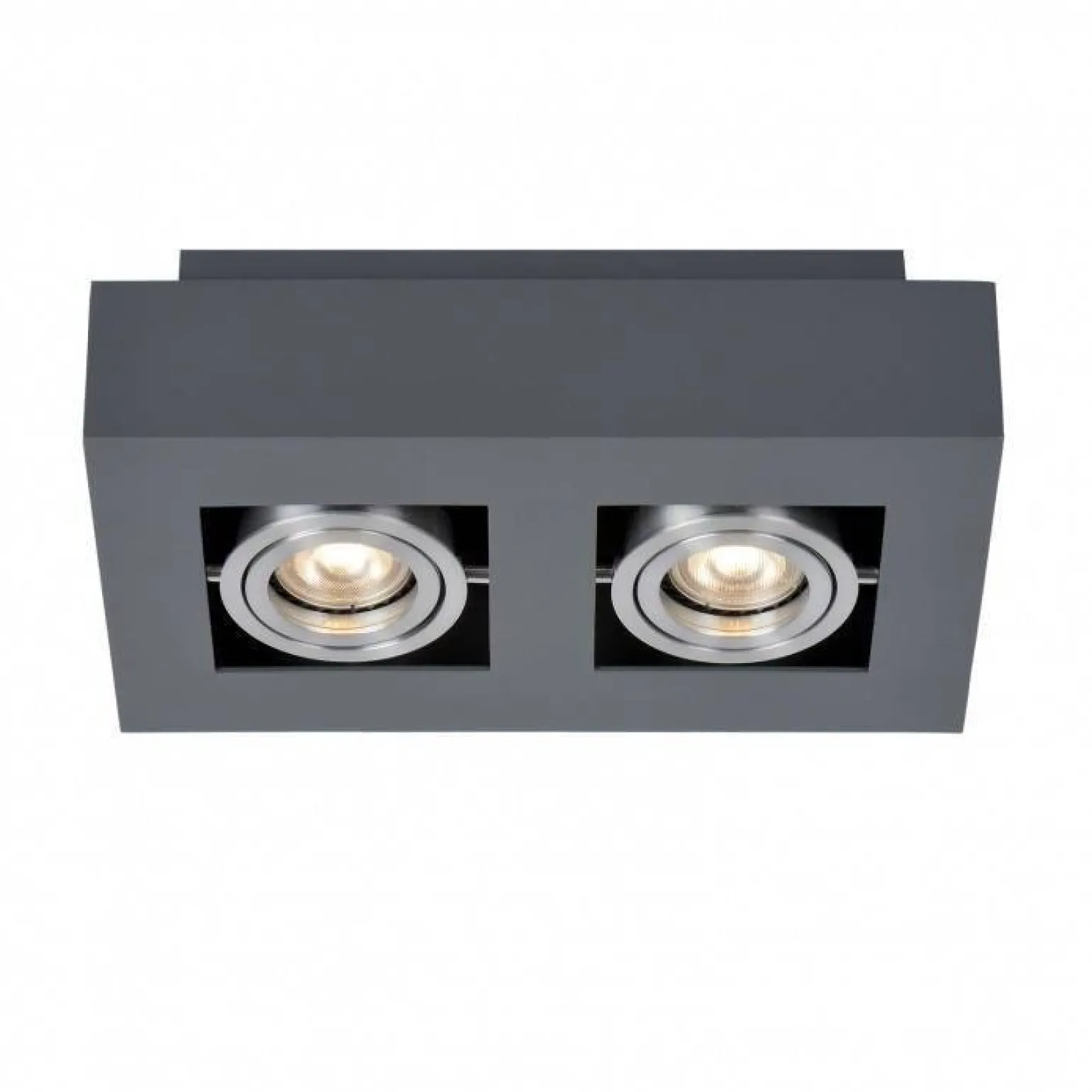 Plafon CASEMIRO kol. czarny (IT8002S2-BK/AL) ITALUX