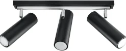 Plafon DIREZIONE 3 czarny (SL.0501) - Sollux