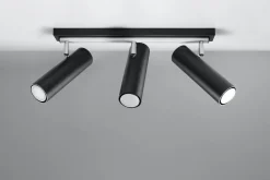 Plafon DIREZIONE 3 czarny (SL.0501) - Sollux