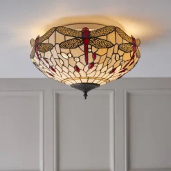Plafon Dragonfly beige (70723) Tiffany