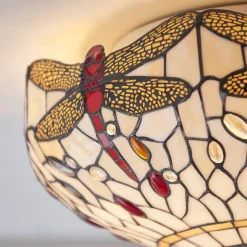 Plafon Dragonfly beige (70723) Tiffany