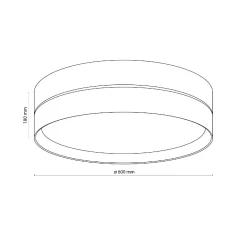 Plafon ECO Ø60 (5774) - TK Lighting