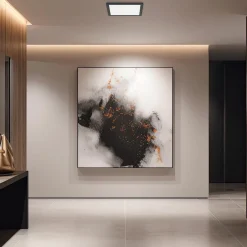 Plafon Evora Czarny Square 24W 3CCT (ML1797) - Milagro