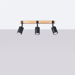 Plafon FAGER 3 czarny (SL.1345) - Sollux Lighting