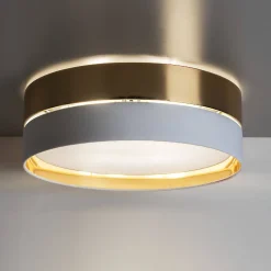 Plafon HILTON biało-złoty Ø 45 (4772) - TK Lighting