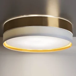 Plafon HILTON biało-złoty Ø 60 (4773) - TK Lighting