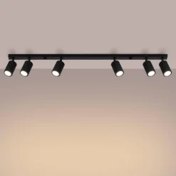 Plafon KARBON 6L czarny (SL.1585) - Sollux Lighting