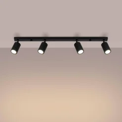Plafon KARBON 4L czarny (SL.1584) - Sollux Lighting