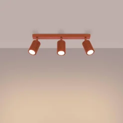 Plafon KARBON 3L ochra czerwona (SL.1638) - Sollux Lighting