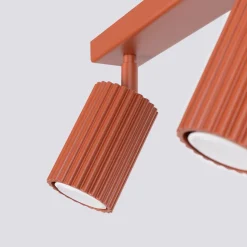 Plafon KARBON 3L ochra czerwona (SL.1638) - Sollux Lighting