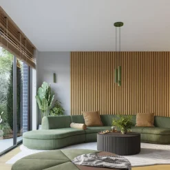 Plafon KARBON 3L zielony oliwkowy (SL.1619) - Sollux Lighting