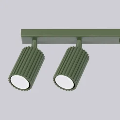 Plafon KARBON 6L zielony oliwkowy (SL.1623) - Sollux Lighting