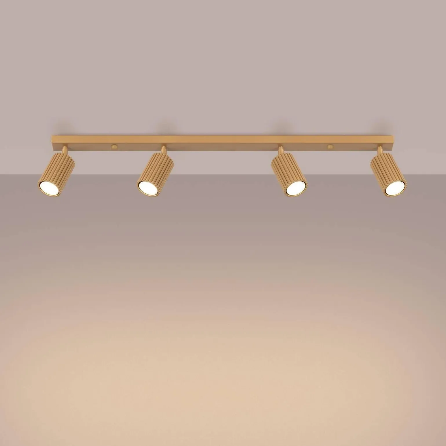 Plafon KARBON 4L złoty (SL.1565) - Sollux Lighting