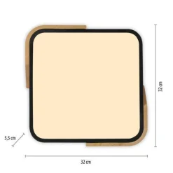 Plafon kwadratowy BILA BLACK (14289-18) - Paul Neuhaus