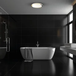 Plafon Layla Gold 50W ściemnialny + pilot (ML8131) - Milagro