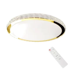 Plafon Layla Gold 33W ściemnialny + pilot (ML8130) - Milagro