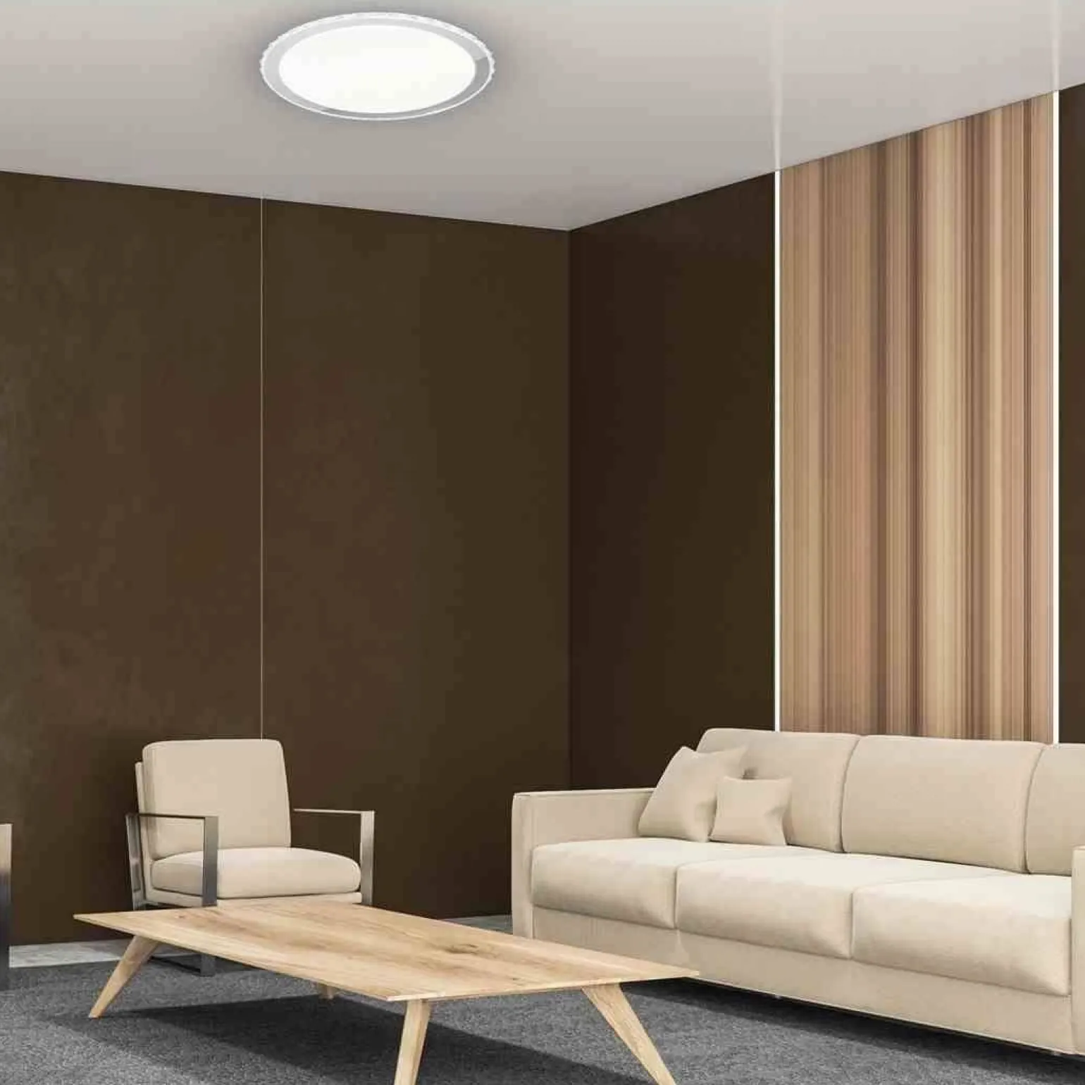 Plafon LAYLA 66W LED Ściemnialny+ Pilot (ML4222) - Milagro