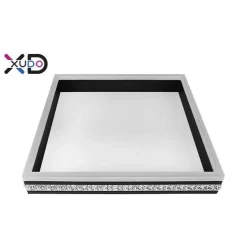 Plafon LED 46W 40x40cm 4000K czarny (XD-LA121) - Xudo