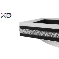 Plafon LED 46W 40x40cm 4000K czarny (XD-LA121) - Xudo