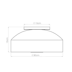 Plafon OMIQ czarny (SL.1678) - Sollux Lighting