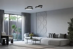 Plafon ONYX 40 czarny LED 3000K (SL.1244) - Sollux Lighting