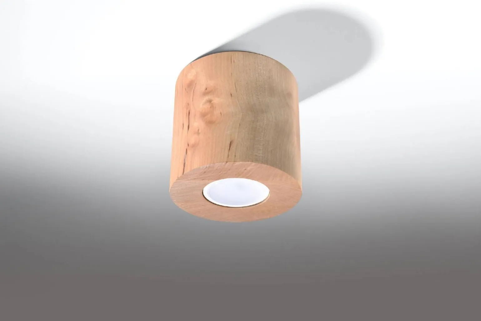 Plafon ORBIS naturalne drewno (SL.0492) - Sollux