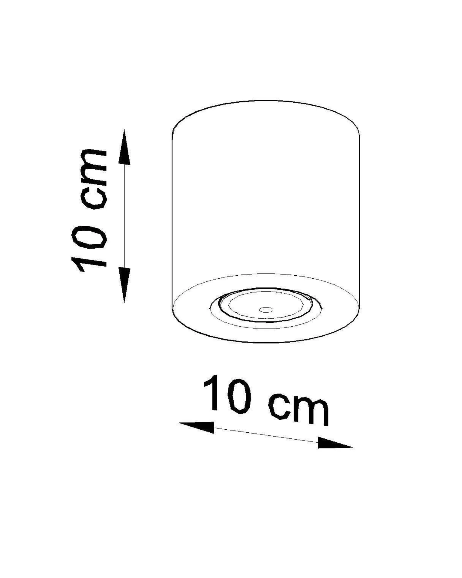 Plafon ORBIS naturalne drewno (SL.0492) - Sollux
