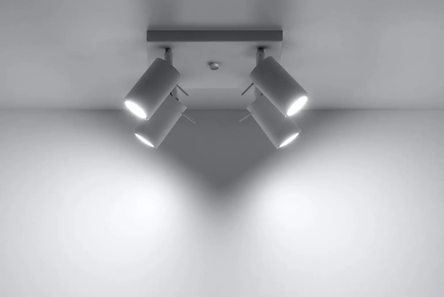 Plafon RING 4 biały (SL.0090) - Sollux