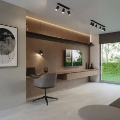 Plafon RING 4 czarny (SL.0094) - Sollux